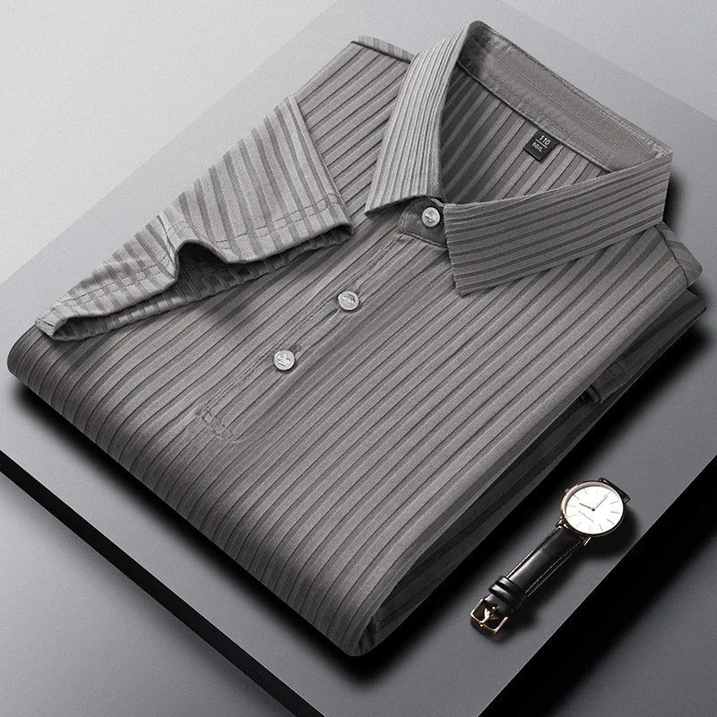 Milan Ribbed Polo Shirt