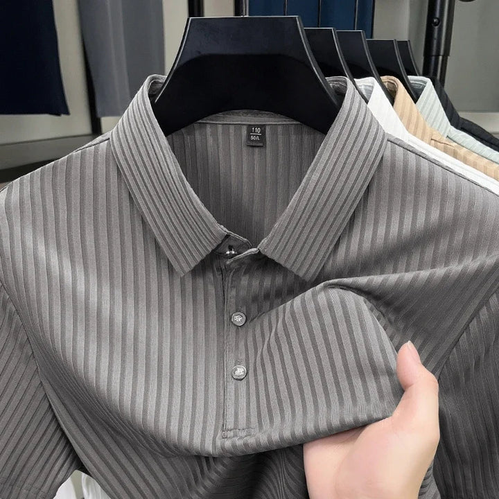 Milan Ribbed Polo Shirt