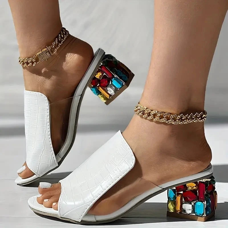 Odessa Prism Block Sandals