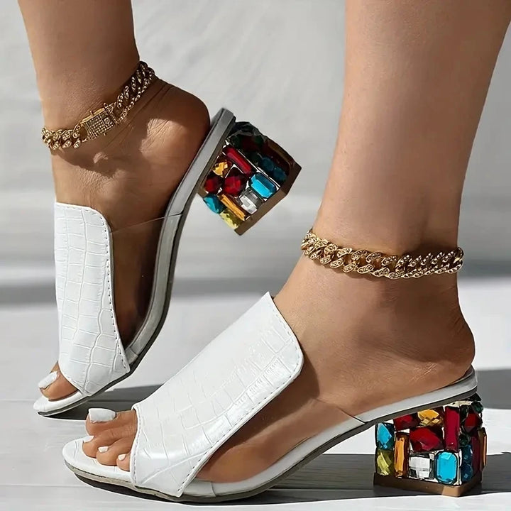 Odessa Prism Block Sandals