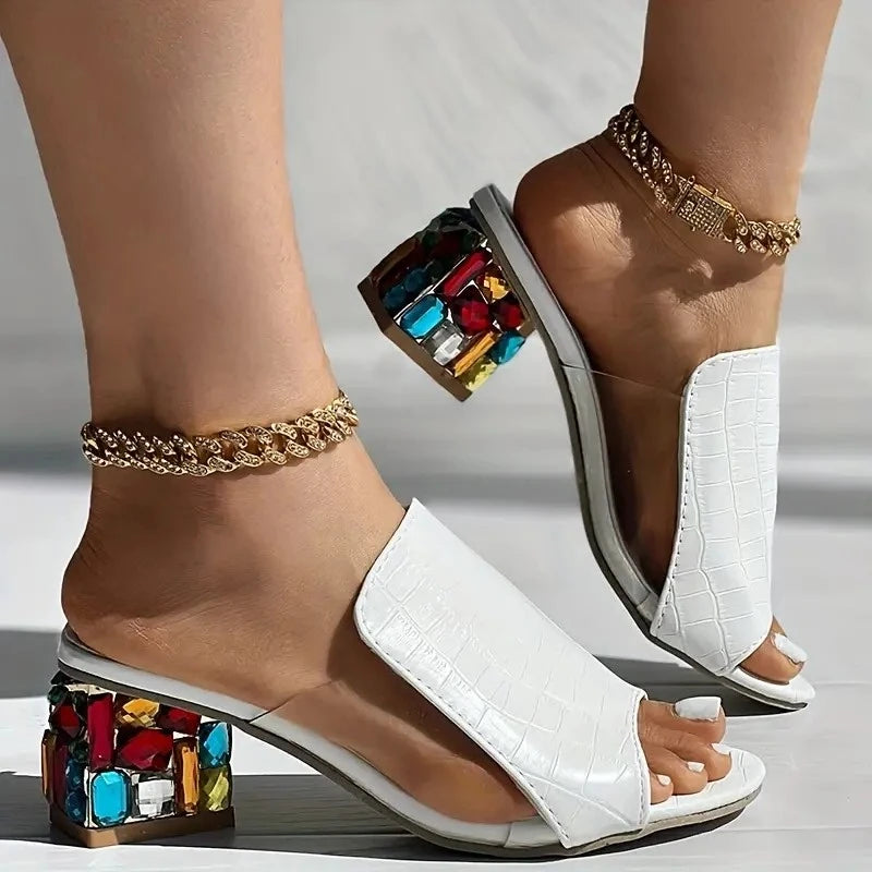 Odessa Prism Block Sandals
