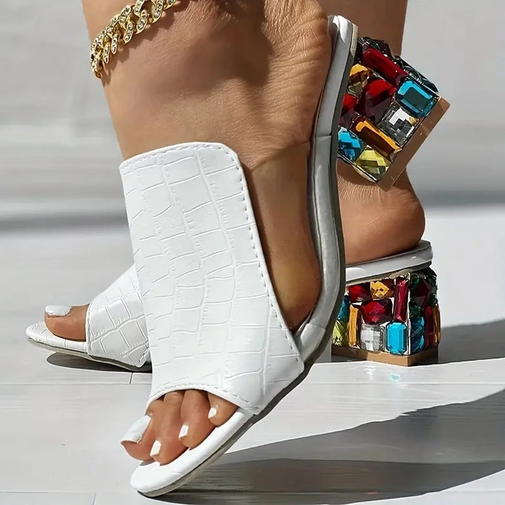 Odessa Prism Block Sandals