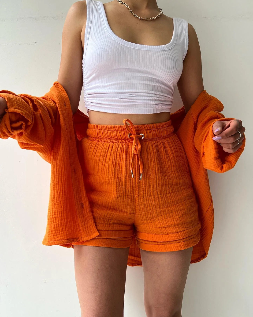 Orenti Crinkle Cotton Set