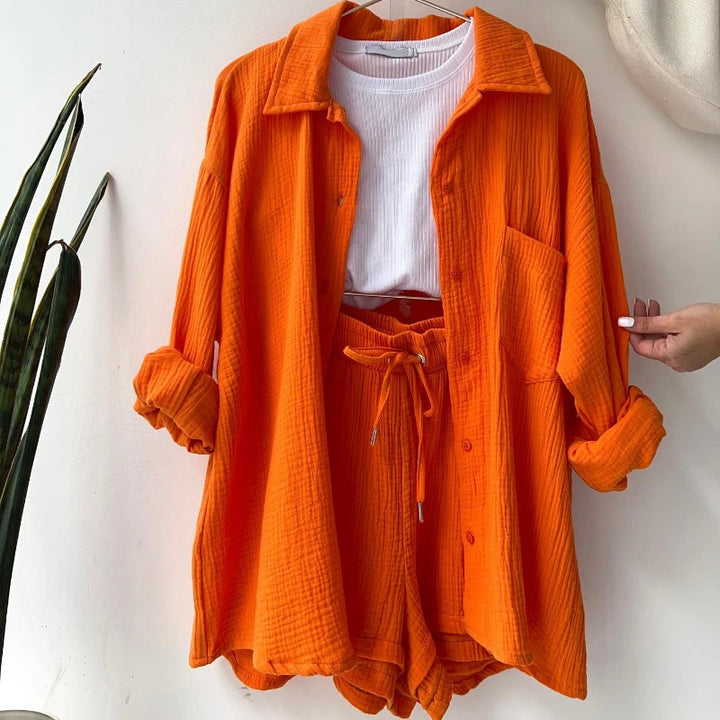 Orenti Crinkle Cotton Set