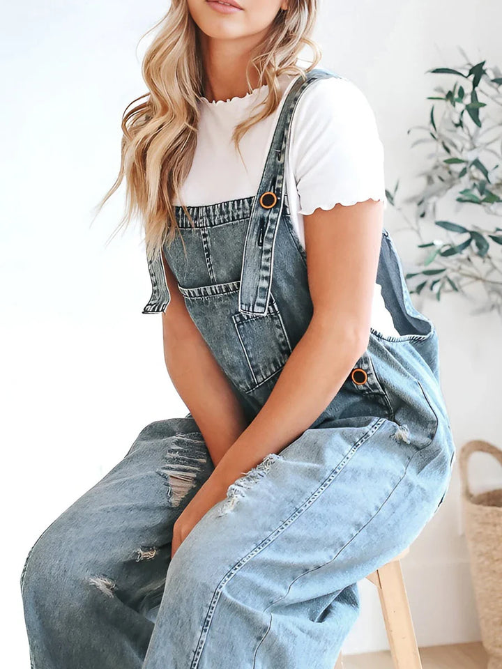 Chambray Denim Overalls