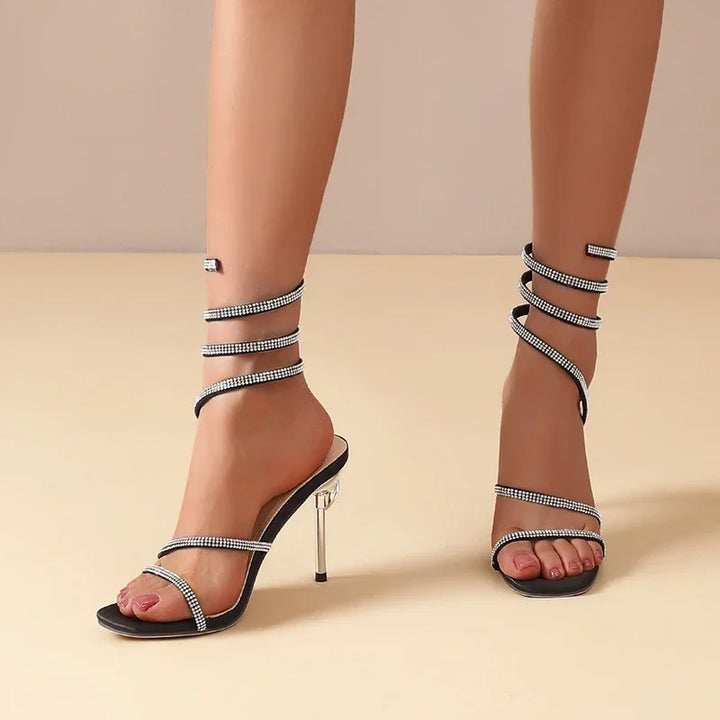 Divine Spiral Wraparound Heels
