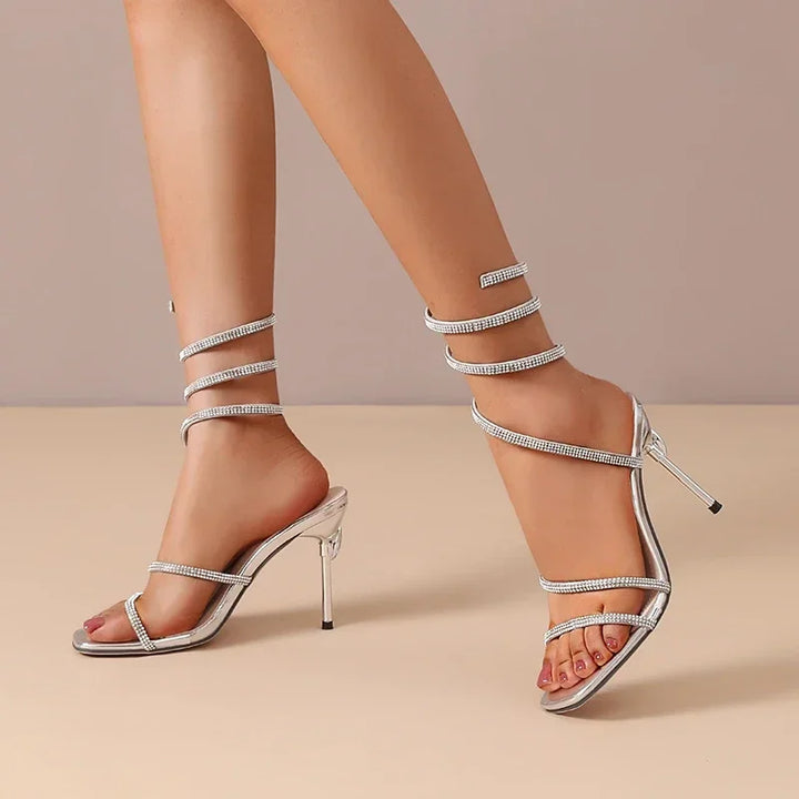 Divine Spiral Wraparound Heels