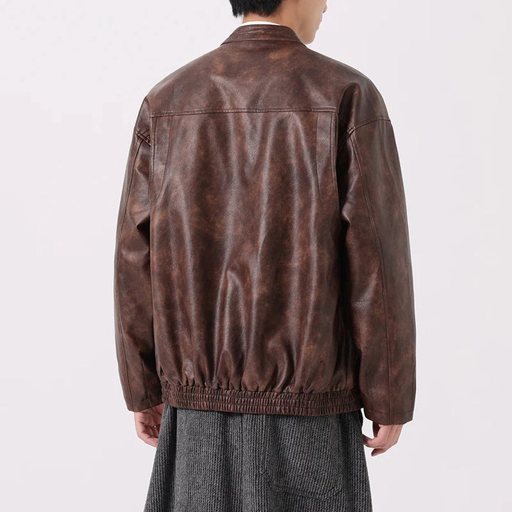 Roam Vintage Washed Leather Jacket