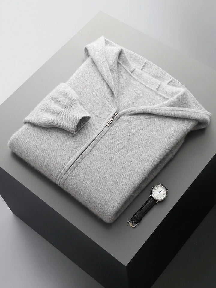 Montclair 100% Merino Wool Zip Hoodie