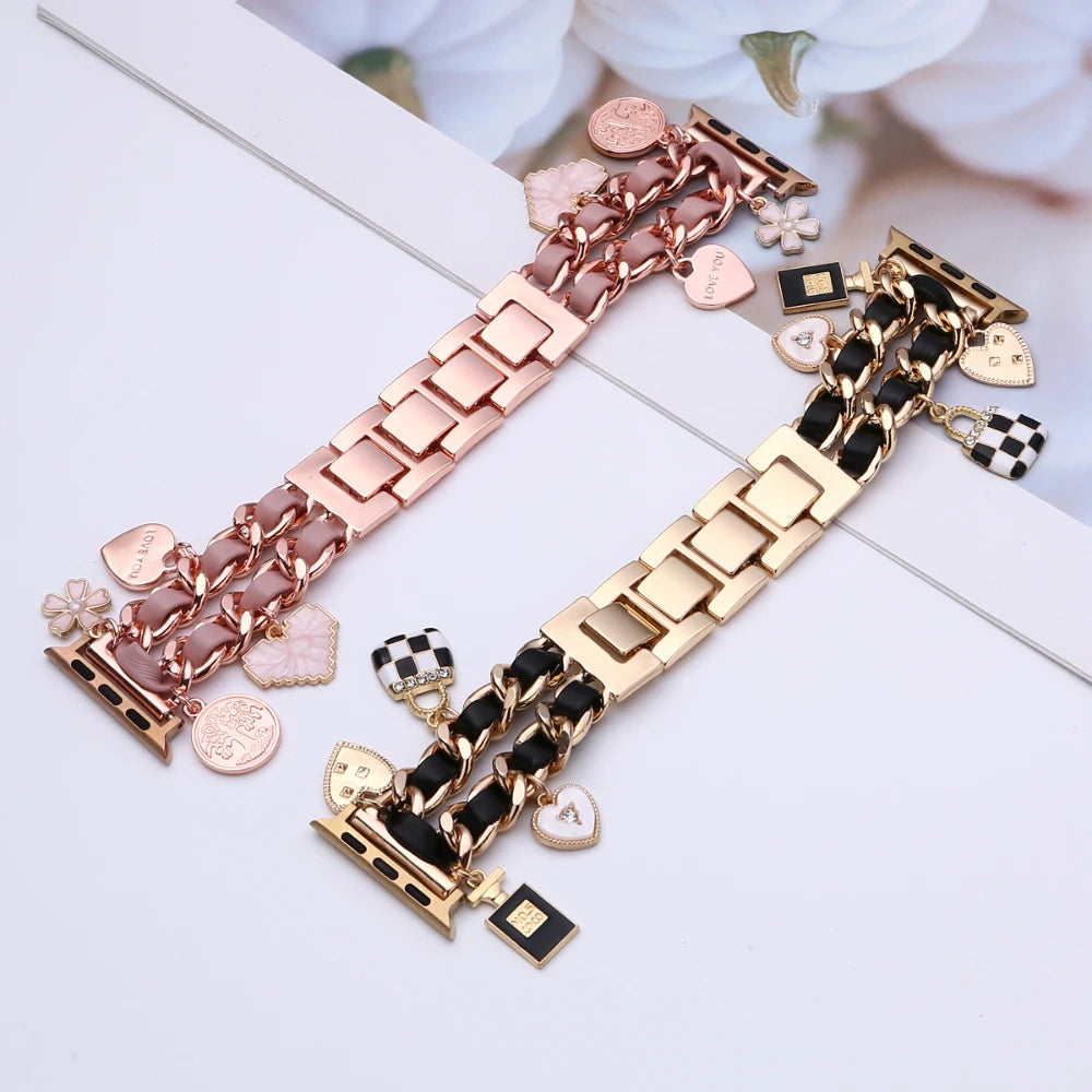 Contessa Noir Apple Watch Band