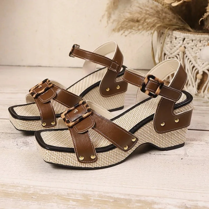 Venezia Boho Wedge Sandals