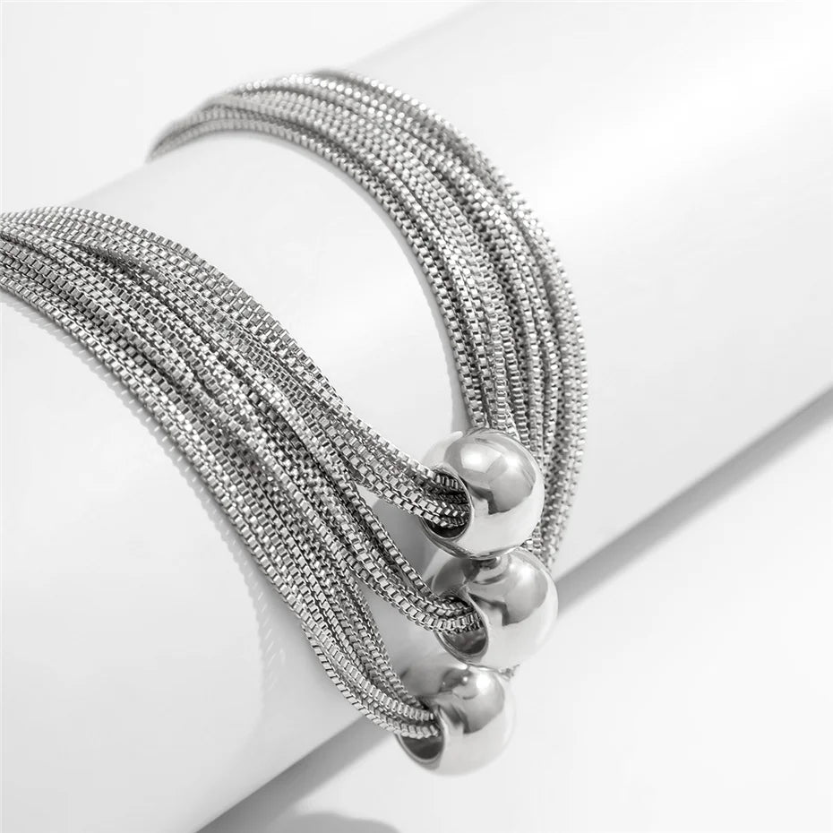 Thalora Ball Drape Necklace