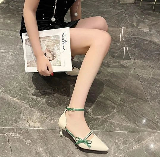 Esmée Pearly Bow Heels