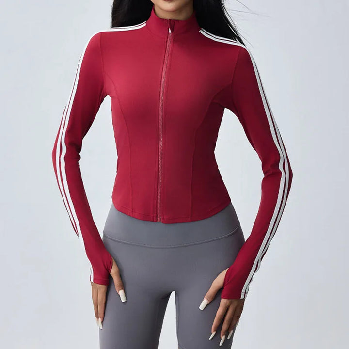 Kaia Sleeve Activewear Zip-Up Top