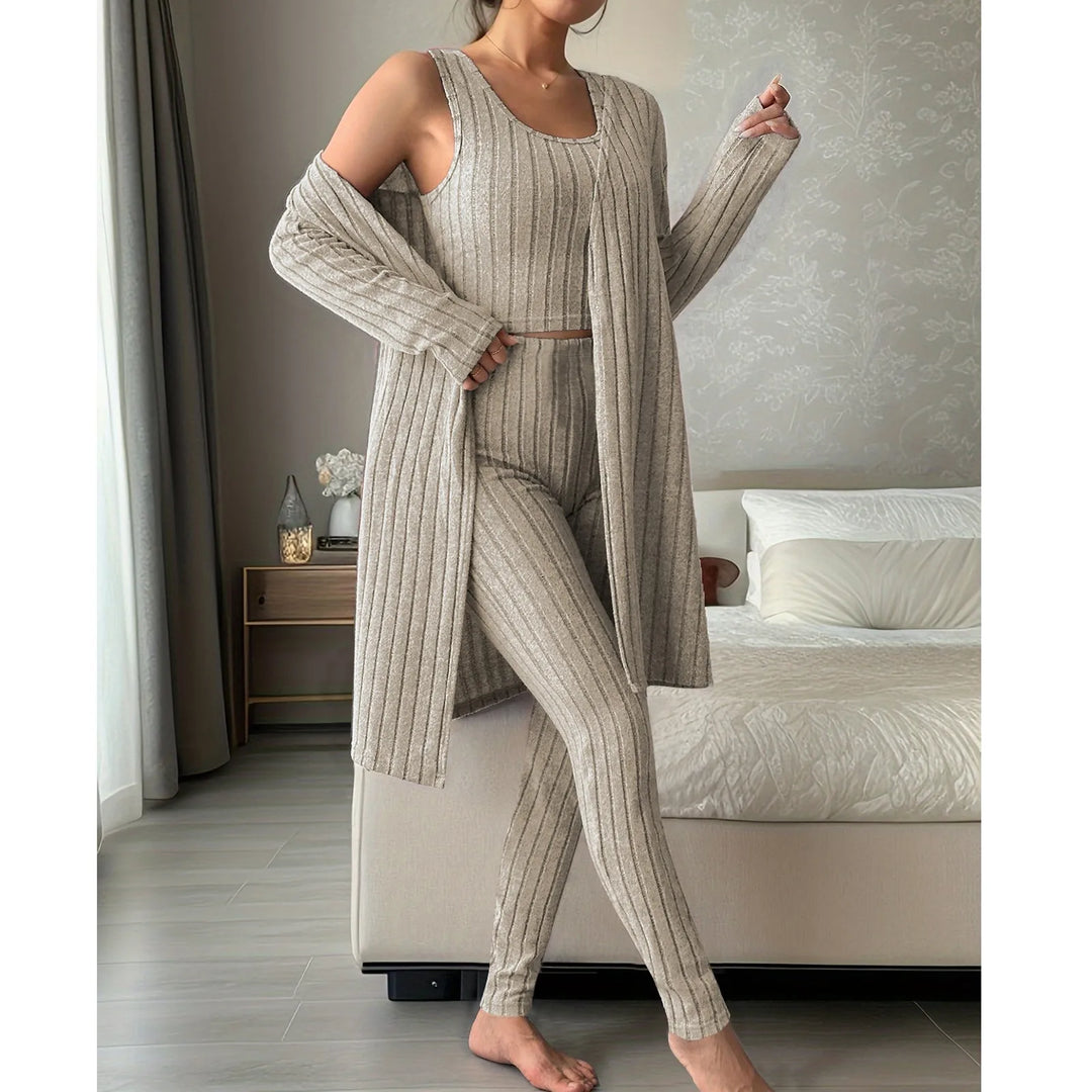 Lazaria Ribbed Knitwear Set