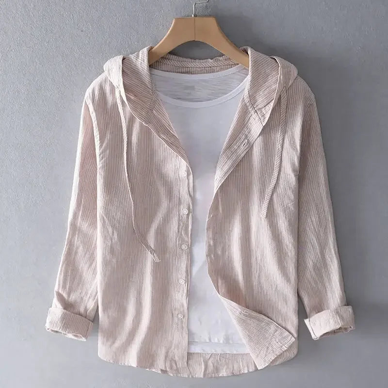 Bresco Hooded Linen Shirt