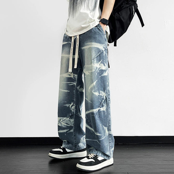 Reckon Patchwork Baggy Jeans