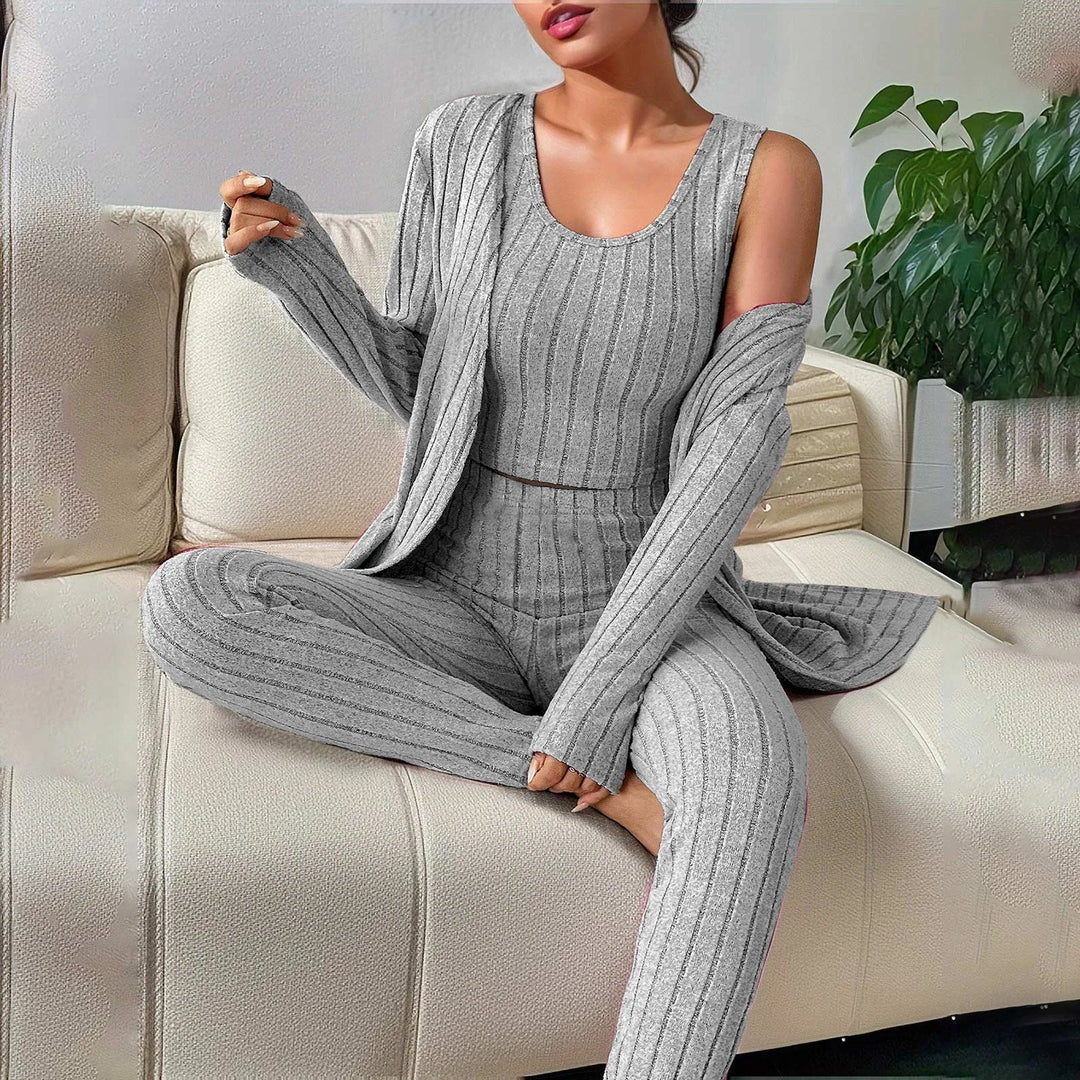 Lazaria Ribbed Knitwear Set