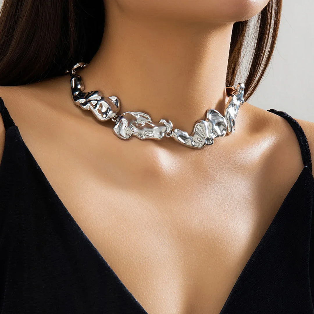 Burnished Bloom Abstract Jewelry Set