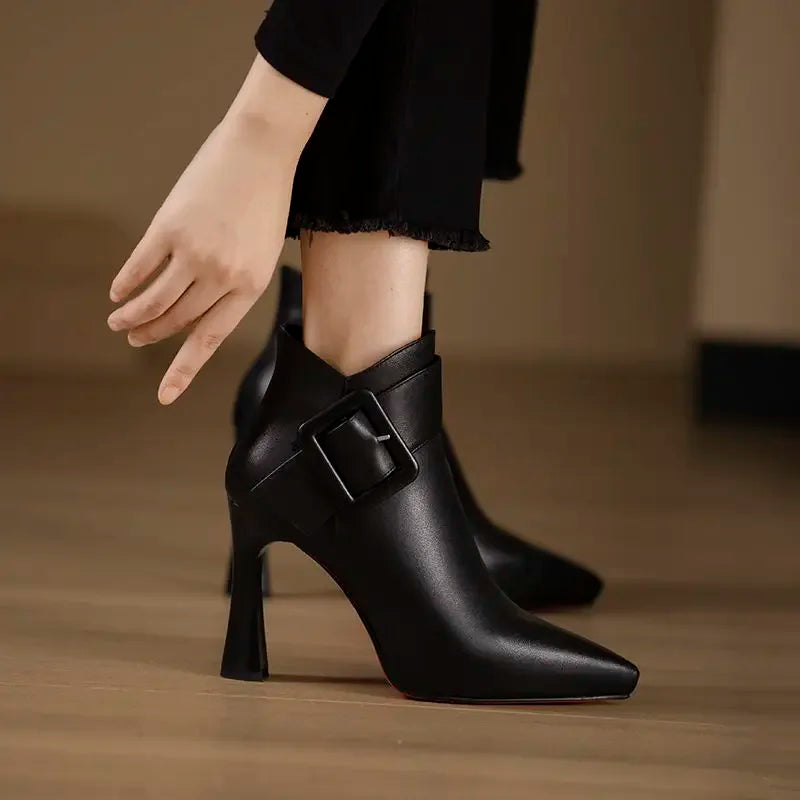 Ambré Paris Buckle Boots
