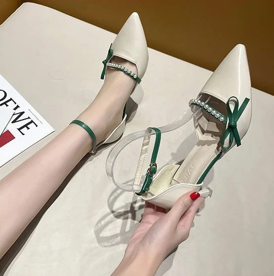 Esmée Pearly Bow Heels