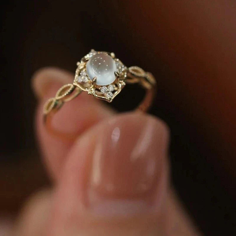 Elowen Moonstone Ring