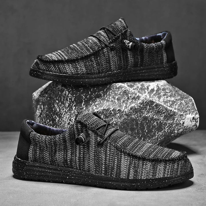 Maddox Textured Canvas Sneakers