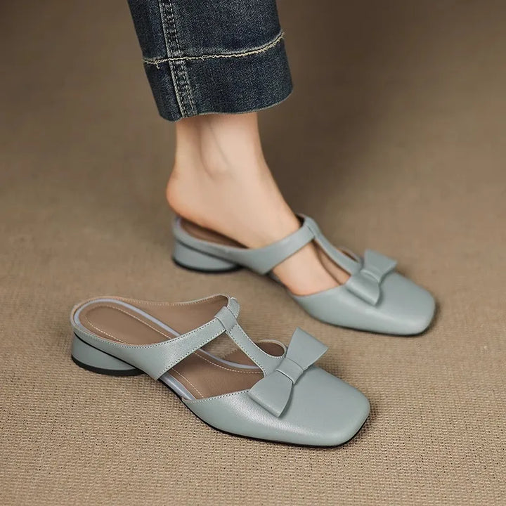 Mini Martini Patent Leather Mules