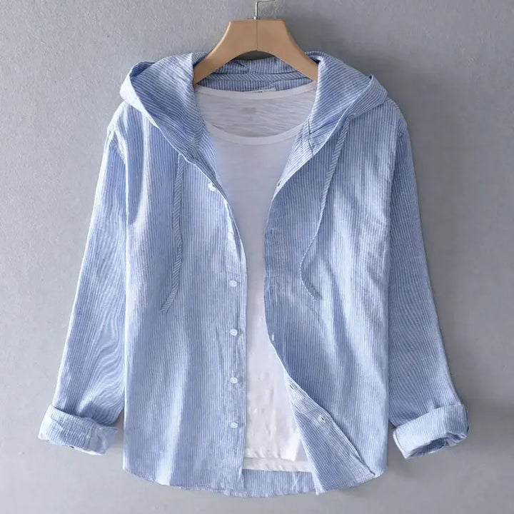 Bresco Hooded Linen Shirt