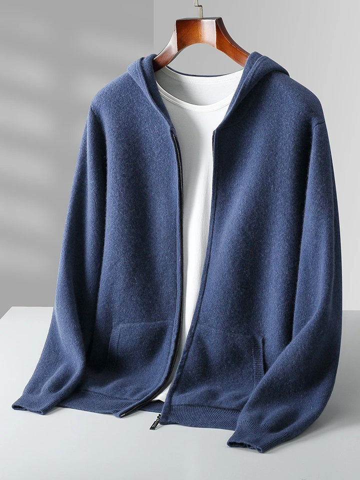 Montclair 100% Merino Wool Zip Hoodie