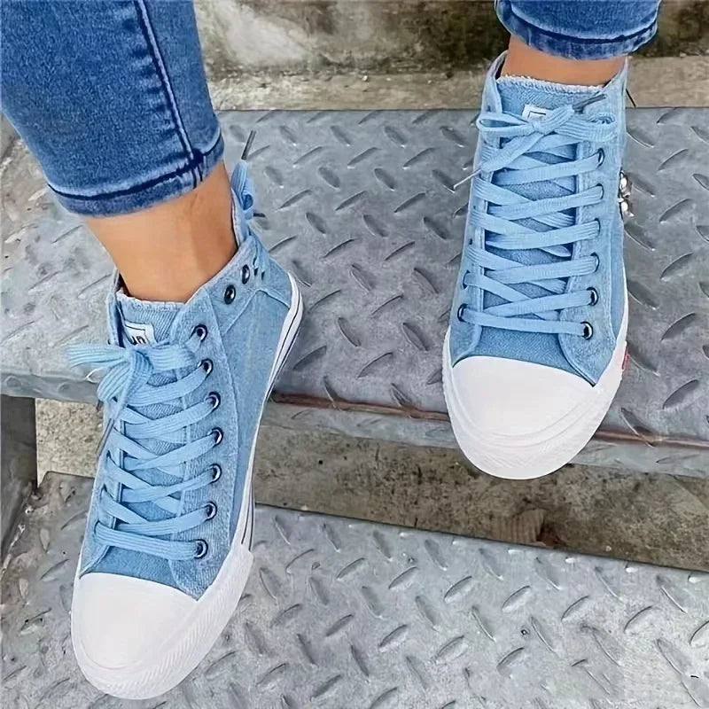 Riot Neon Denim Sneakers