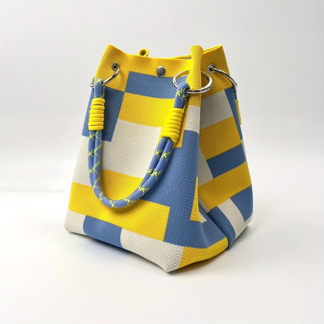 Carmine Colorblock Tote