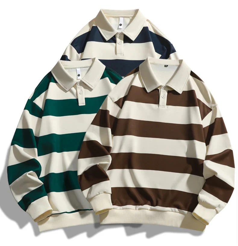 Preston Cotton Polo Pullover