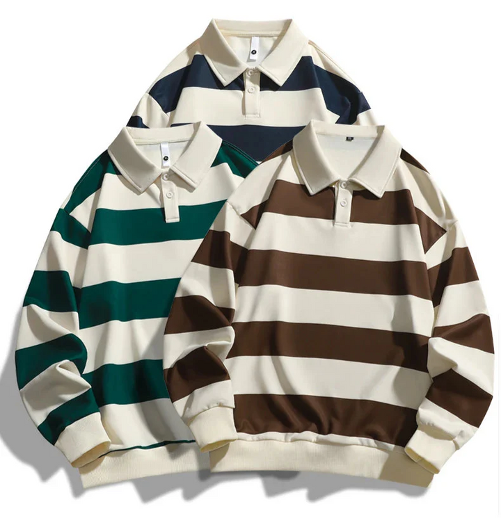 Preston Cotton Polo Pullover