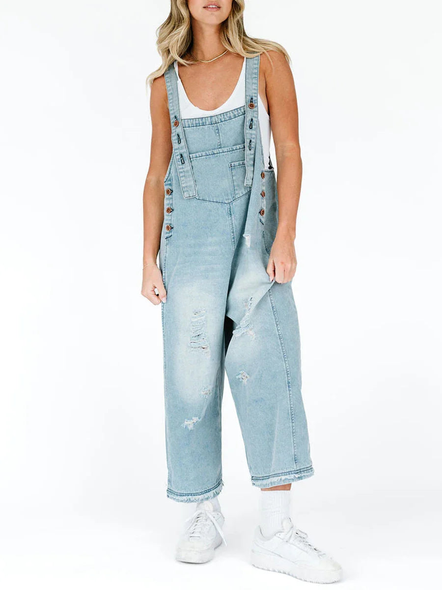 Chambray Denim Overalls