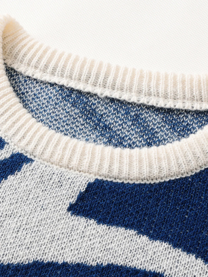Cloudrift Abstract Wool Pullover