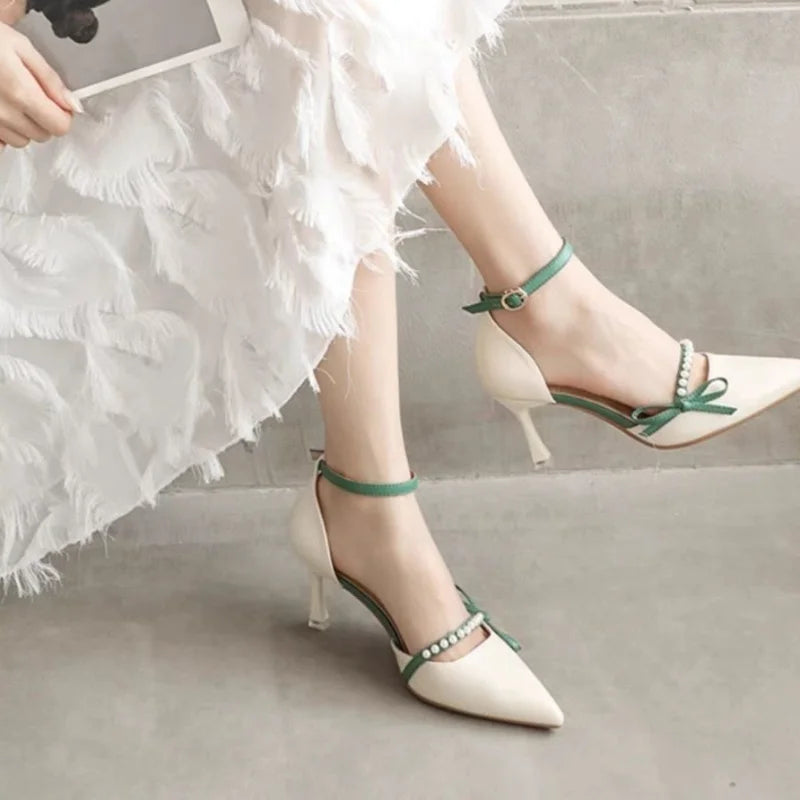 Esmée Pearly Bow Heels