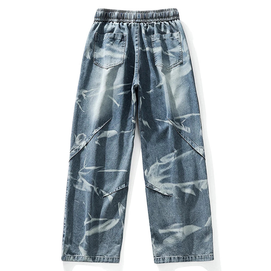 Reckon Patchwork Baggy Jeans