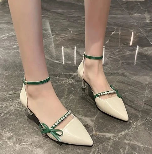 Esmée Pearly Bow Heels