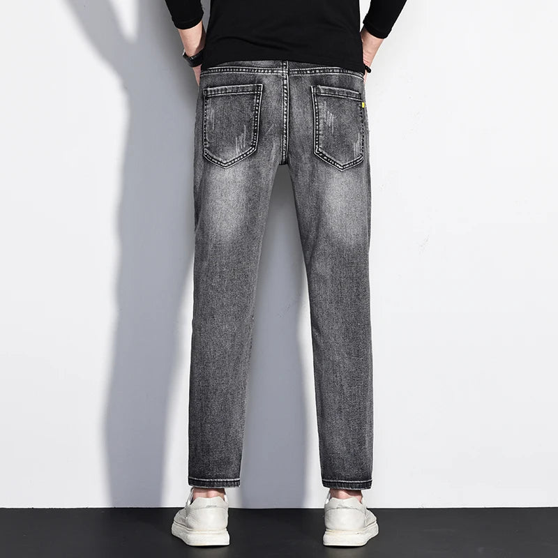 Asen Taper-Crop Denim