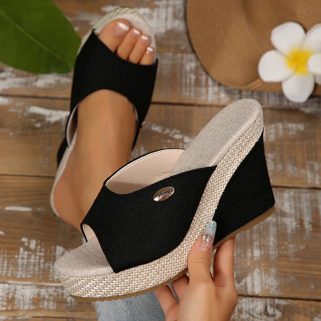 Kaia Jute Platform Sandals