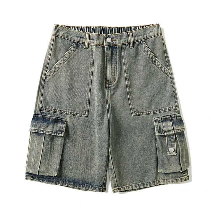 Mavrick Cargo Denim Shorts