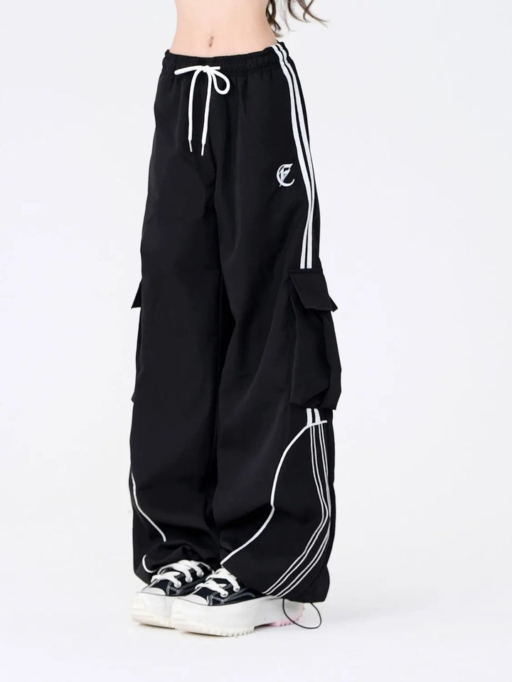 Alessa Wide-Leg Track Pants