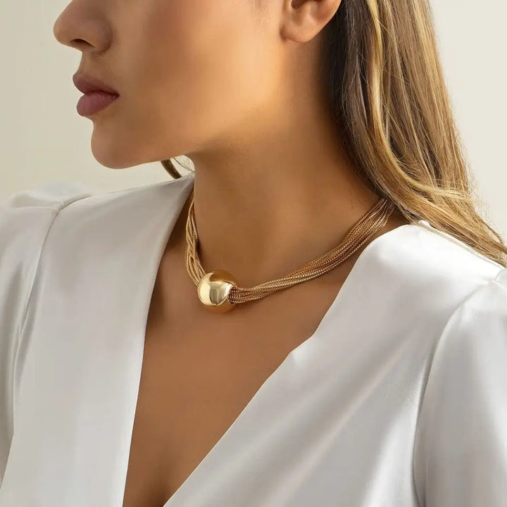 Arista Sphere Droplet Choker