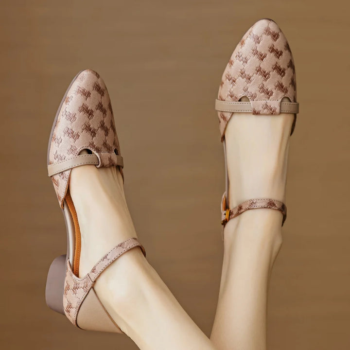 Amélis Leather Heels