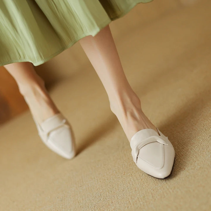 Alvéra Genuine Leather Mules