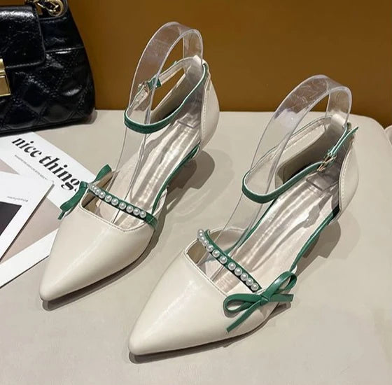 Esmée Pearly Bow Heels