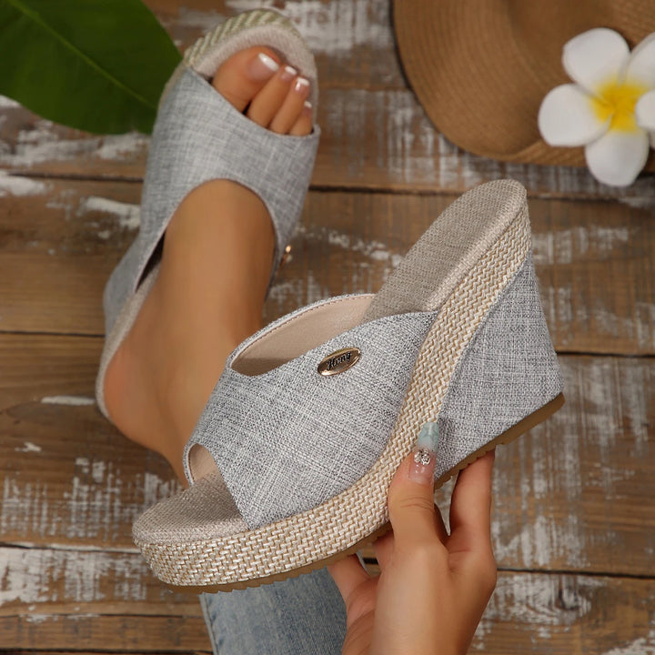 Kaia Jute Platform Sandals