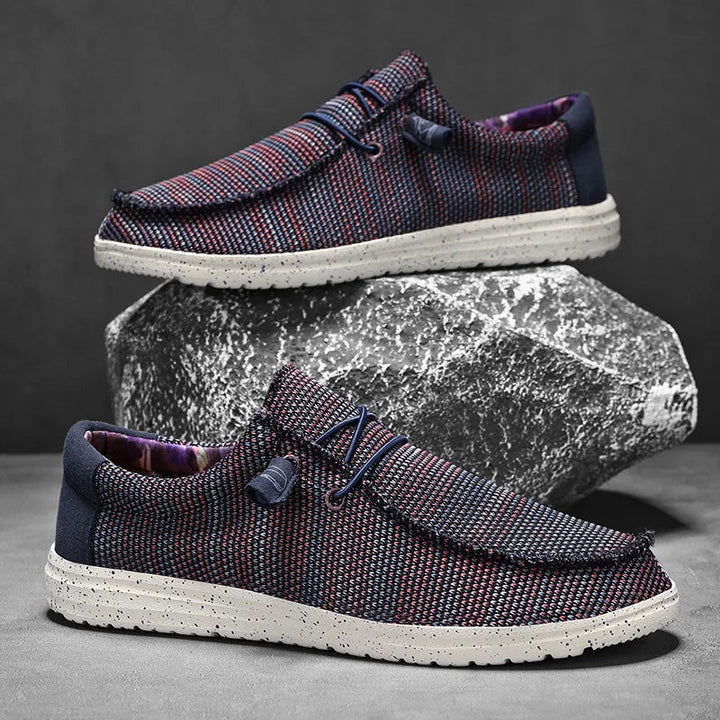 Maddox Textured Canvas Sneakers