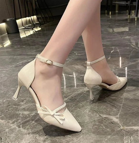 Esmée Pearly Bow Heels